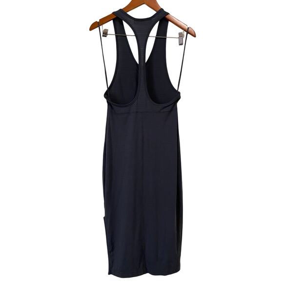 Free People FP Beach Midi Dress Medium Racerback Tank Blue Athleisure Sporty - Picture 10 of 11